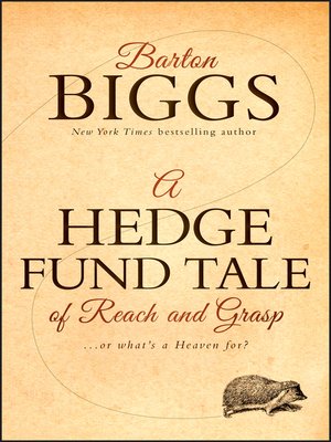 cover image of A Hedge Fund Tale of Reach and Grasp